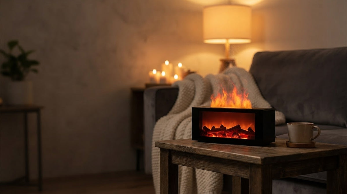Your Cozy Fire | Flame Aroma Diffuser with Remote
